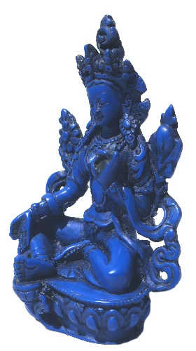 Tara Statue Blue Lapis looking RB-609L
